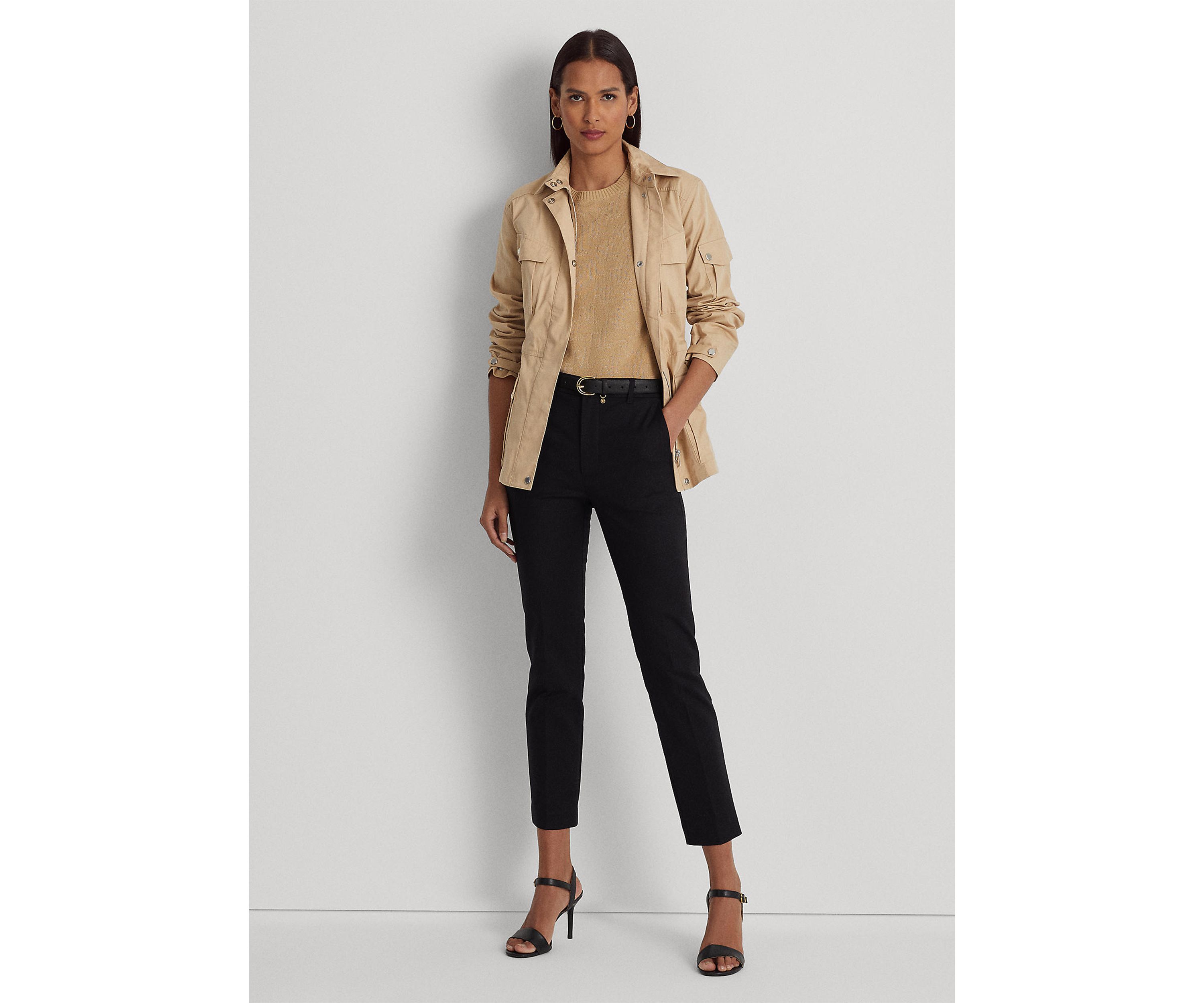 Stretch Cotton-Blend Pant 