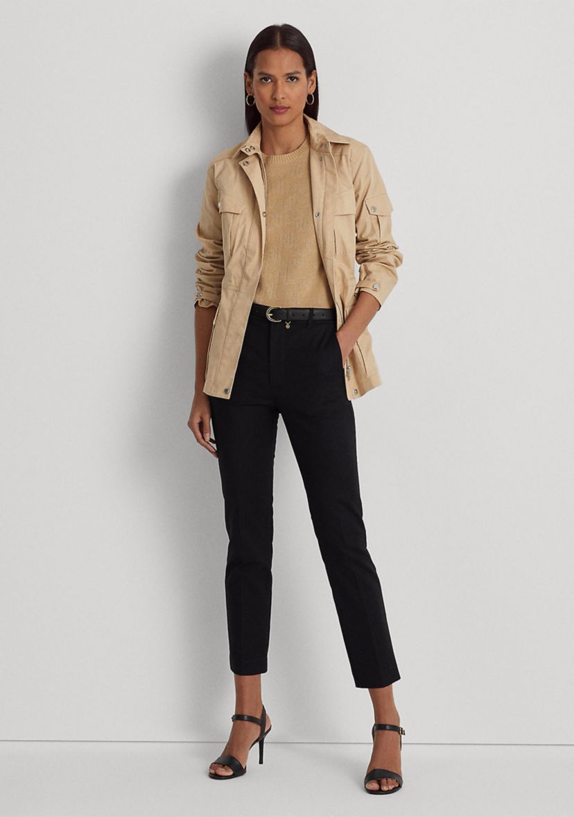Stretch Cotton-Blend Pant 