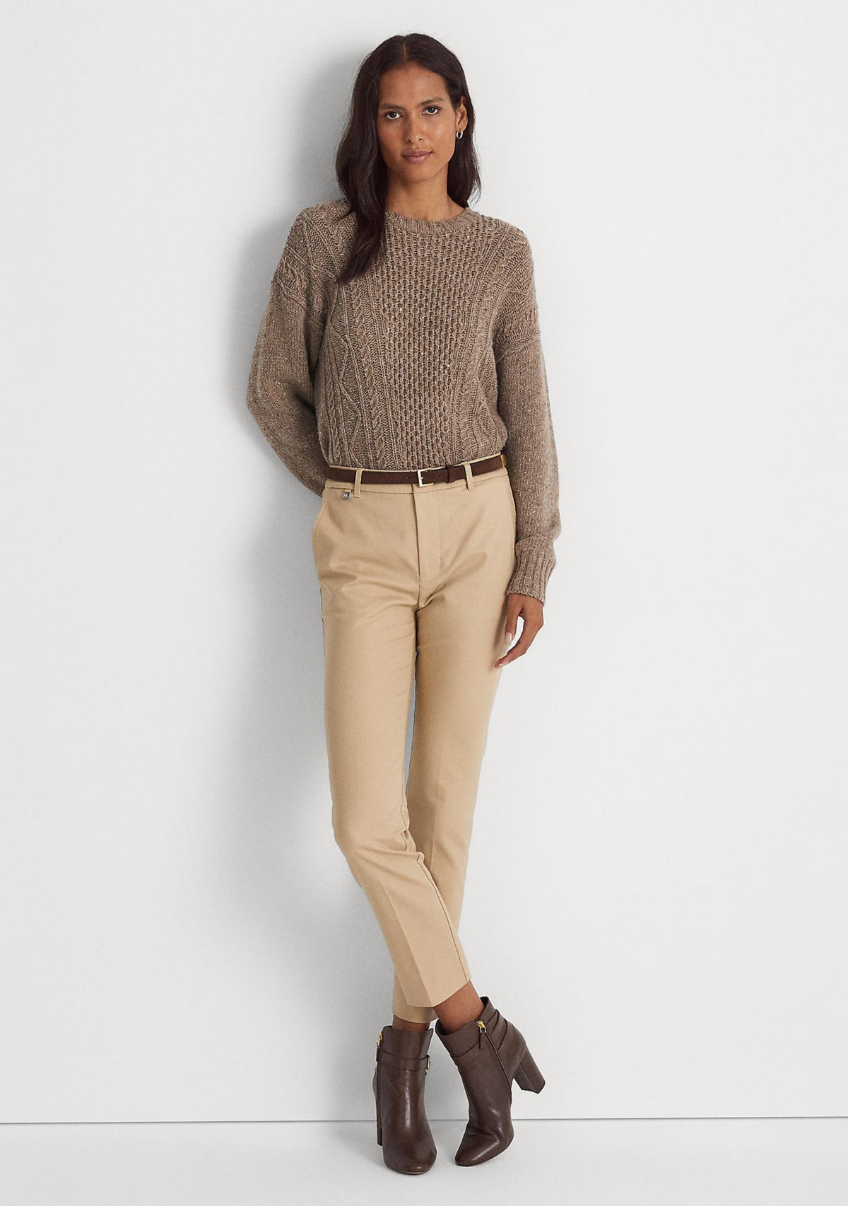 Stretch Cotton-Blend Pant 