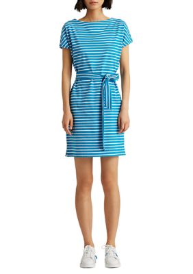 Lauren Ralph Lauren Striped Cotton Jersey T-Shirt Dress | belk