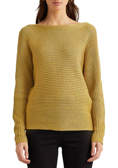 Lauren Ralph Lauren Dolman-Sleeve Boatneck Sweater