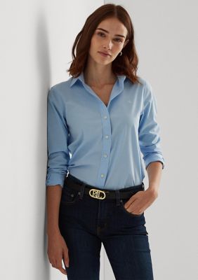 Lauren Ralph Lauren Easy Care Stretch Cotton Shirt | belk