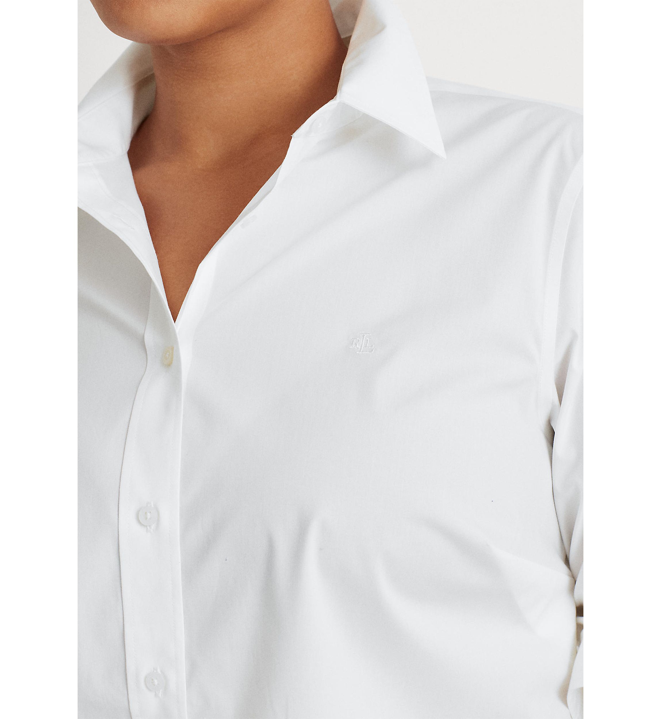 Plus Size Easy Care Cotton Shirt
