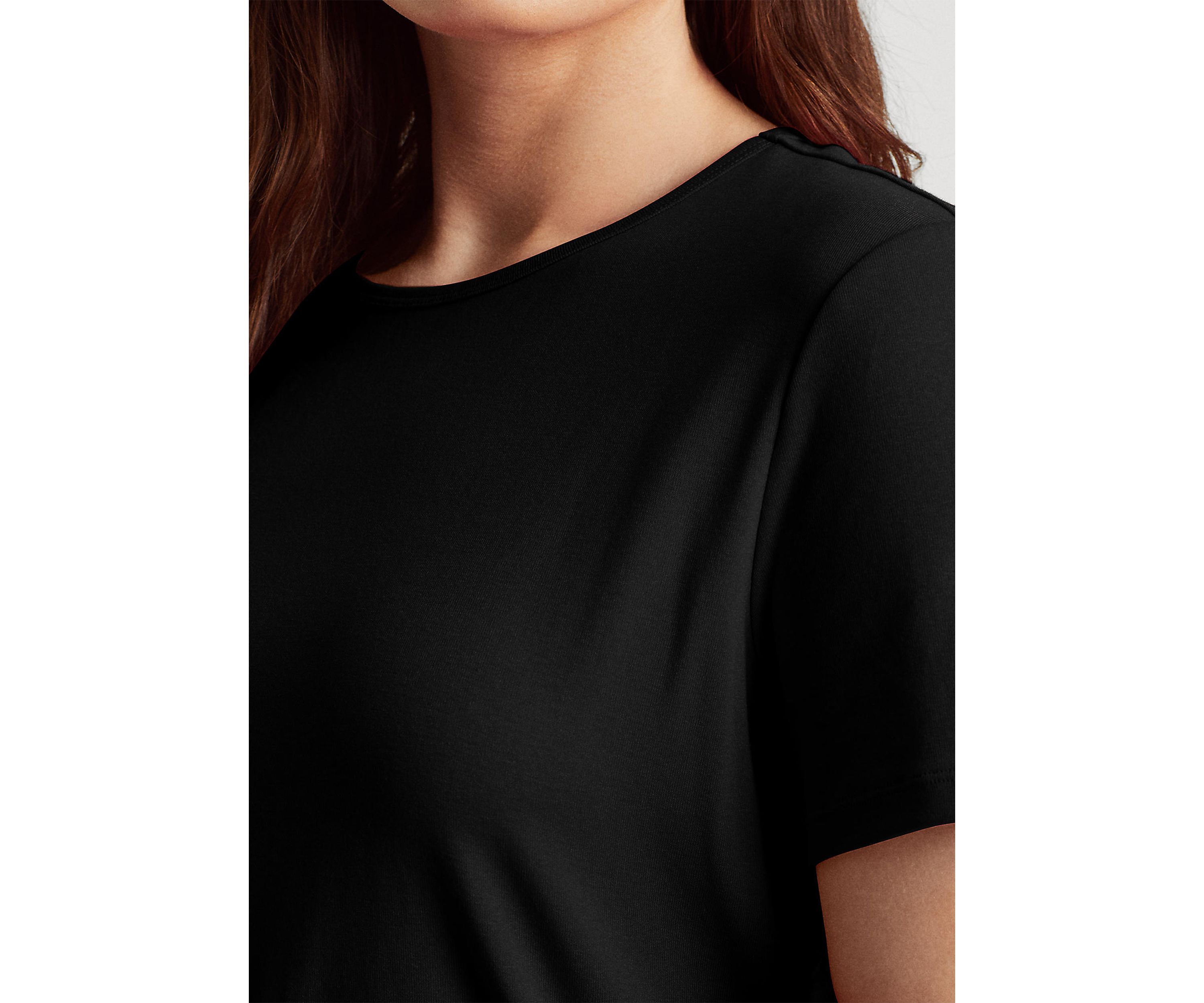 Plus Size Stretch Cotton Tee