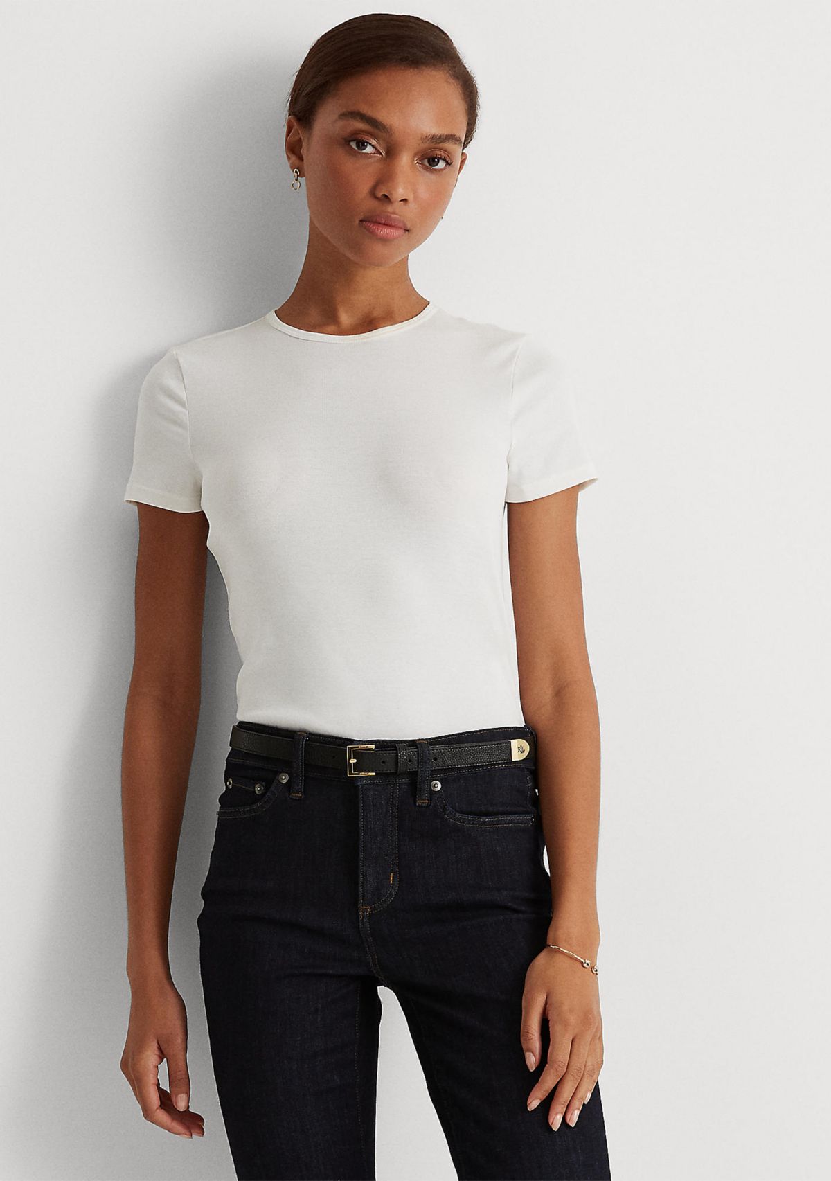 Crew Neck Cotton Tee