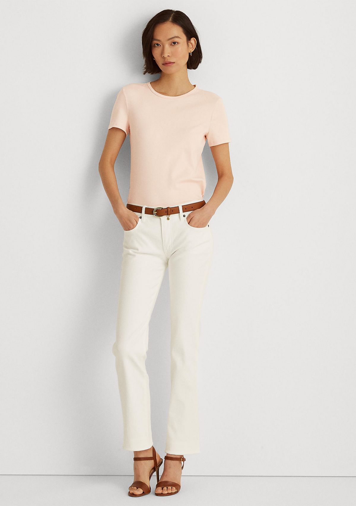 Crew Neck Cotton Tee