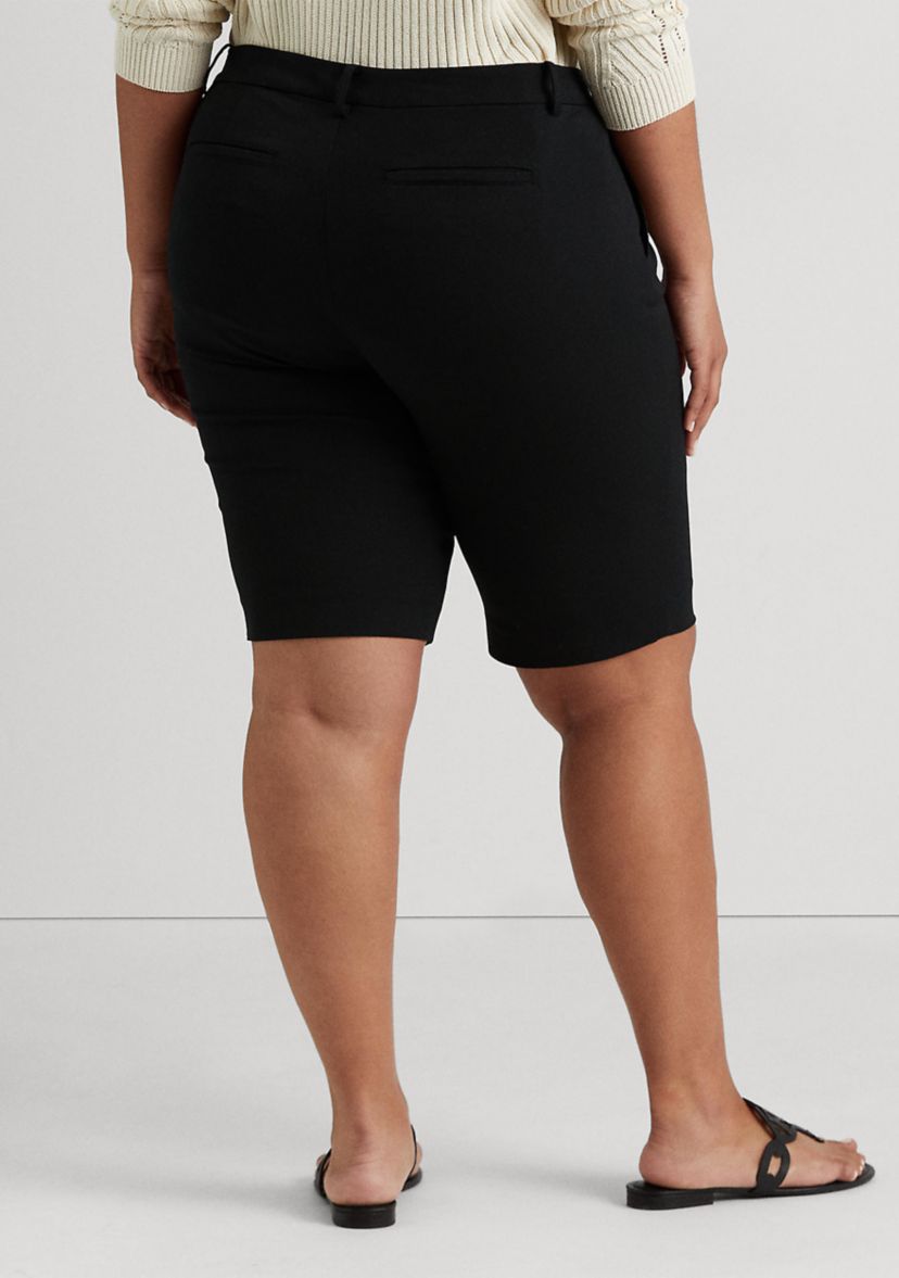 Plus Size Bi-Stretch Twill Short
