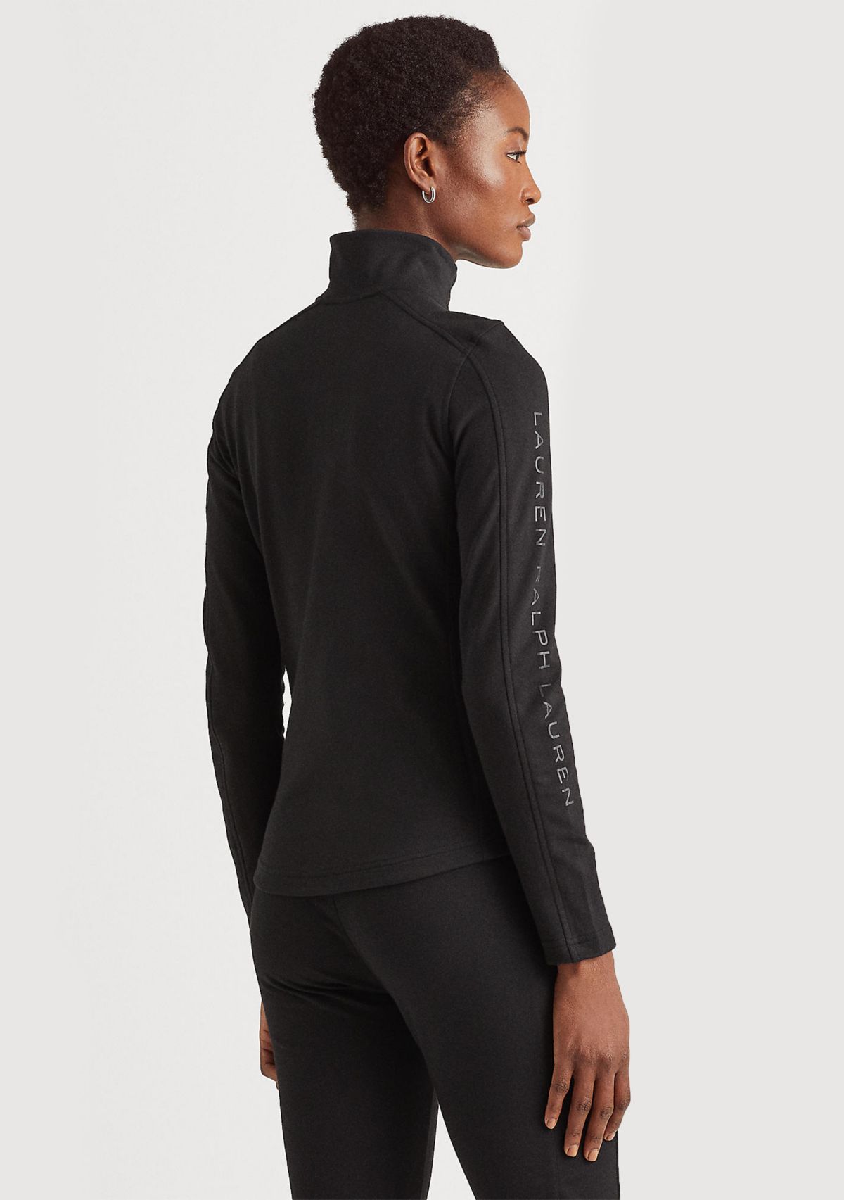 Stretch Cotton Full-Zip Jacket