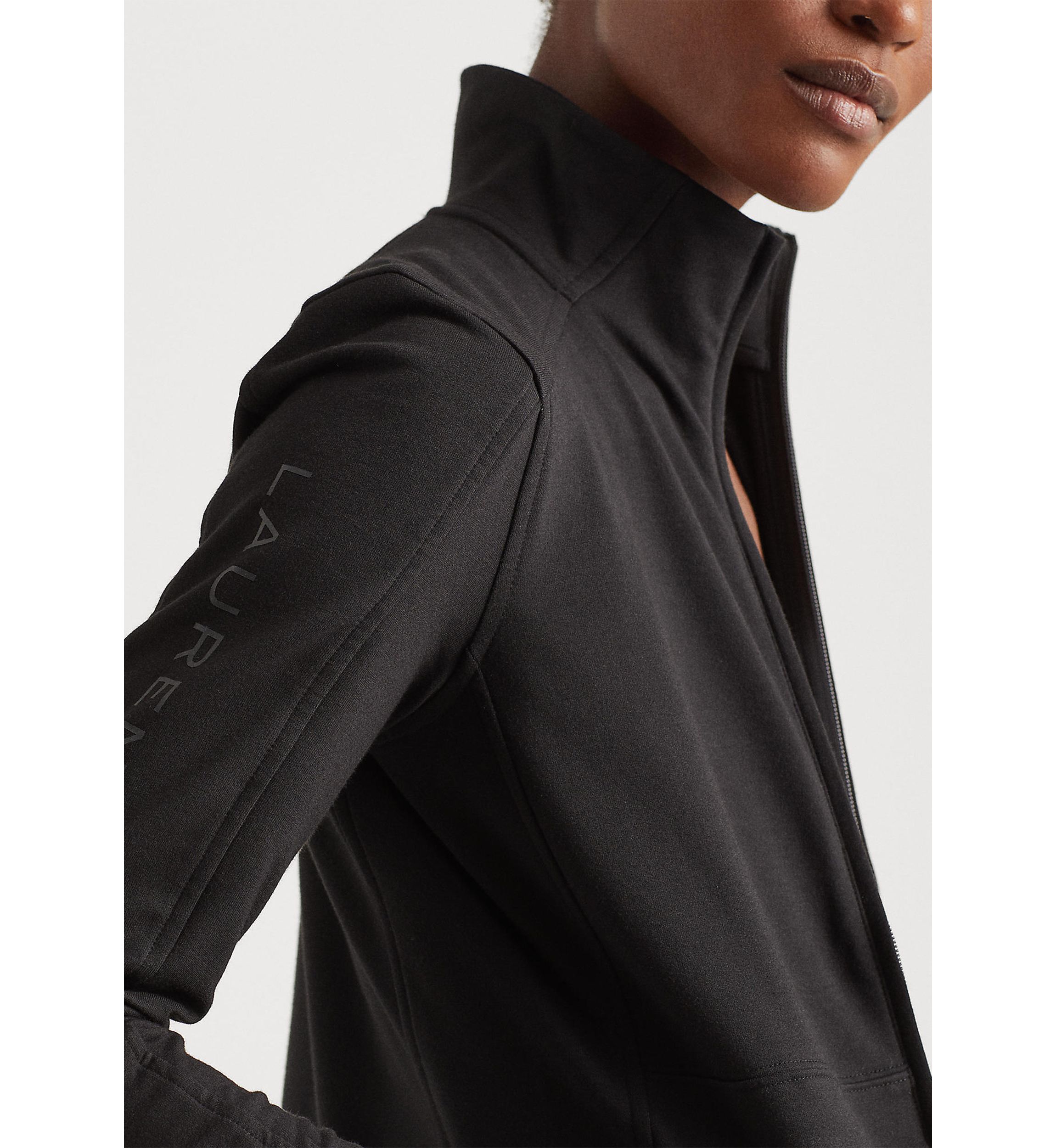 Stretch Cotton Full-Zip Jacket