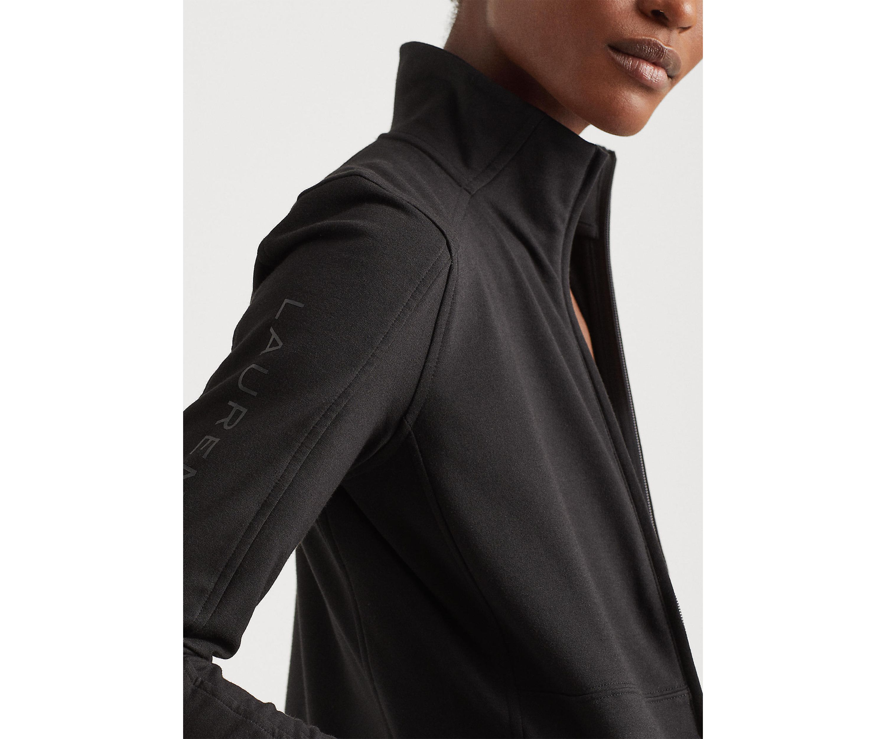 Stretch Cotton Full-Zip Jacket