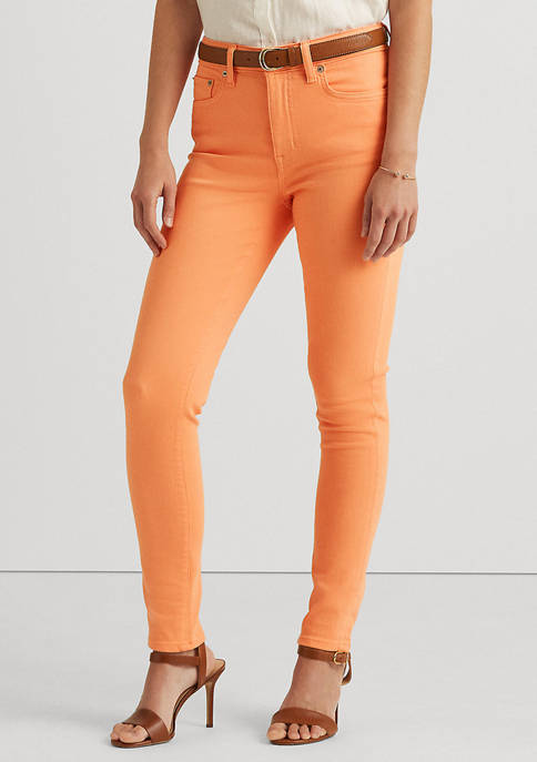 Lauren Ralph Lauren High-Rise Skinny Ankle Jeans