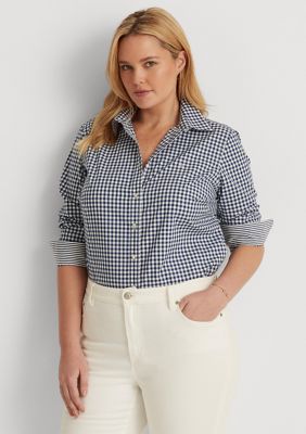 Lauren Ralph Lauren Plaid Cotton Twill Shirt | belk