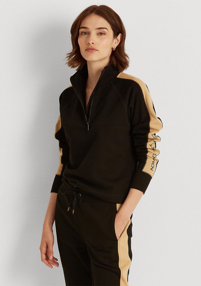 French Terry Quarter-Zip Pullover