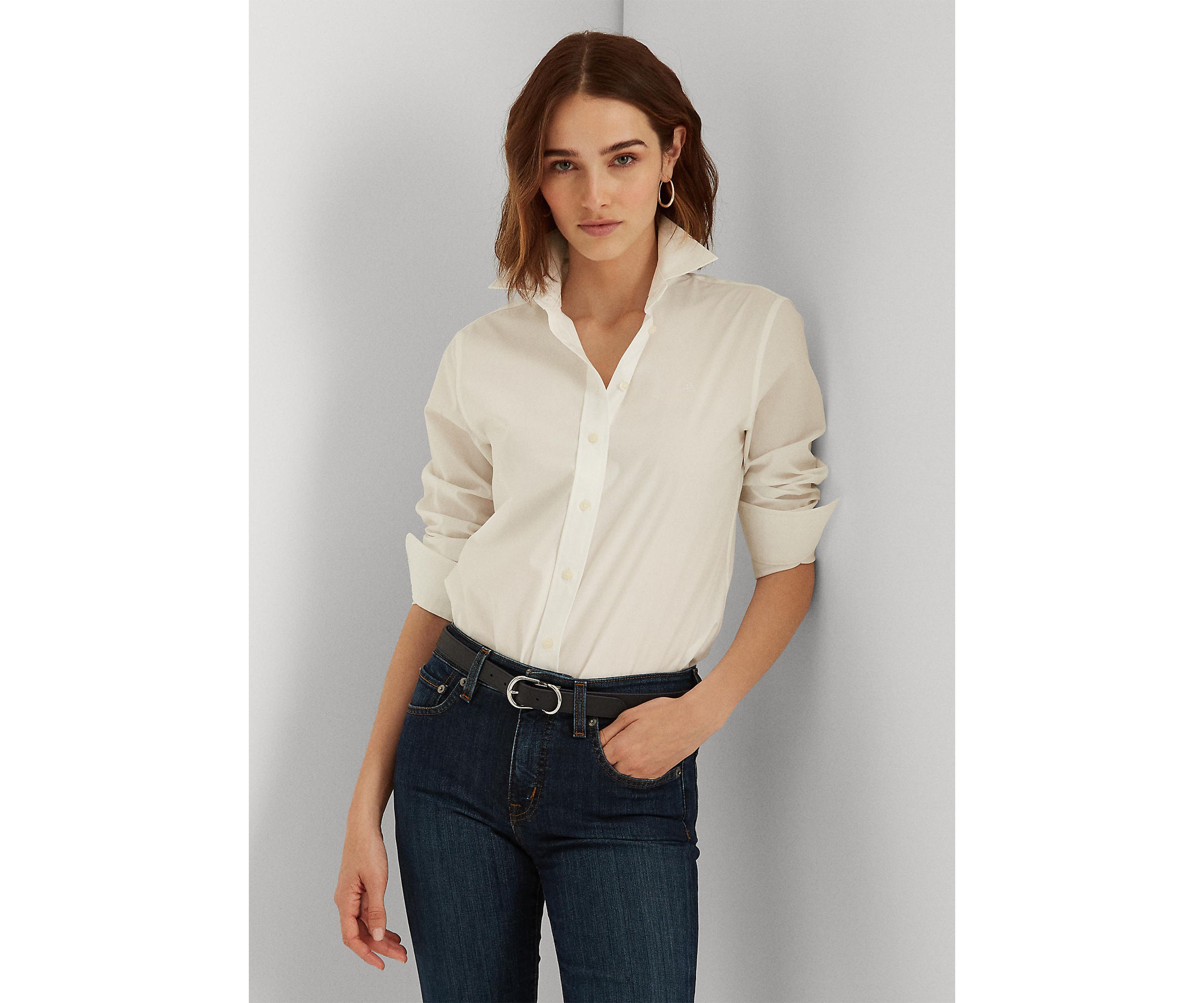 Petite Easy Care Cotton Shirt