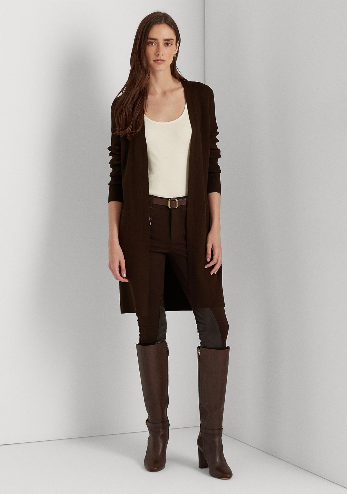 Petite Cotton Blend Cardigan