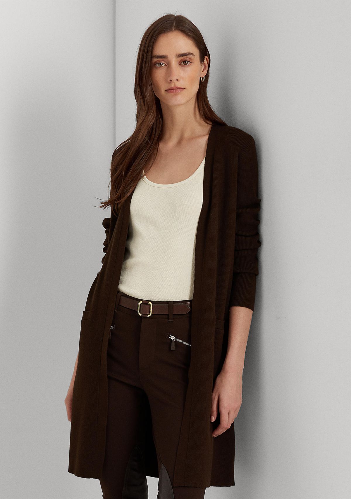 Petite Cotton Blend Cardigan