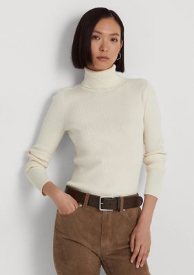 Lauren Ralph Lauren Petite Ribbed Turtleneck Sweater