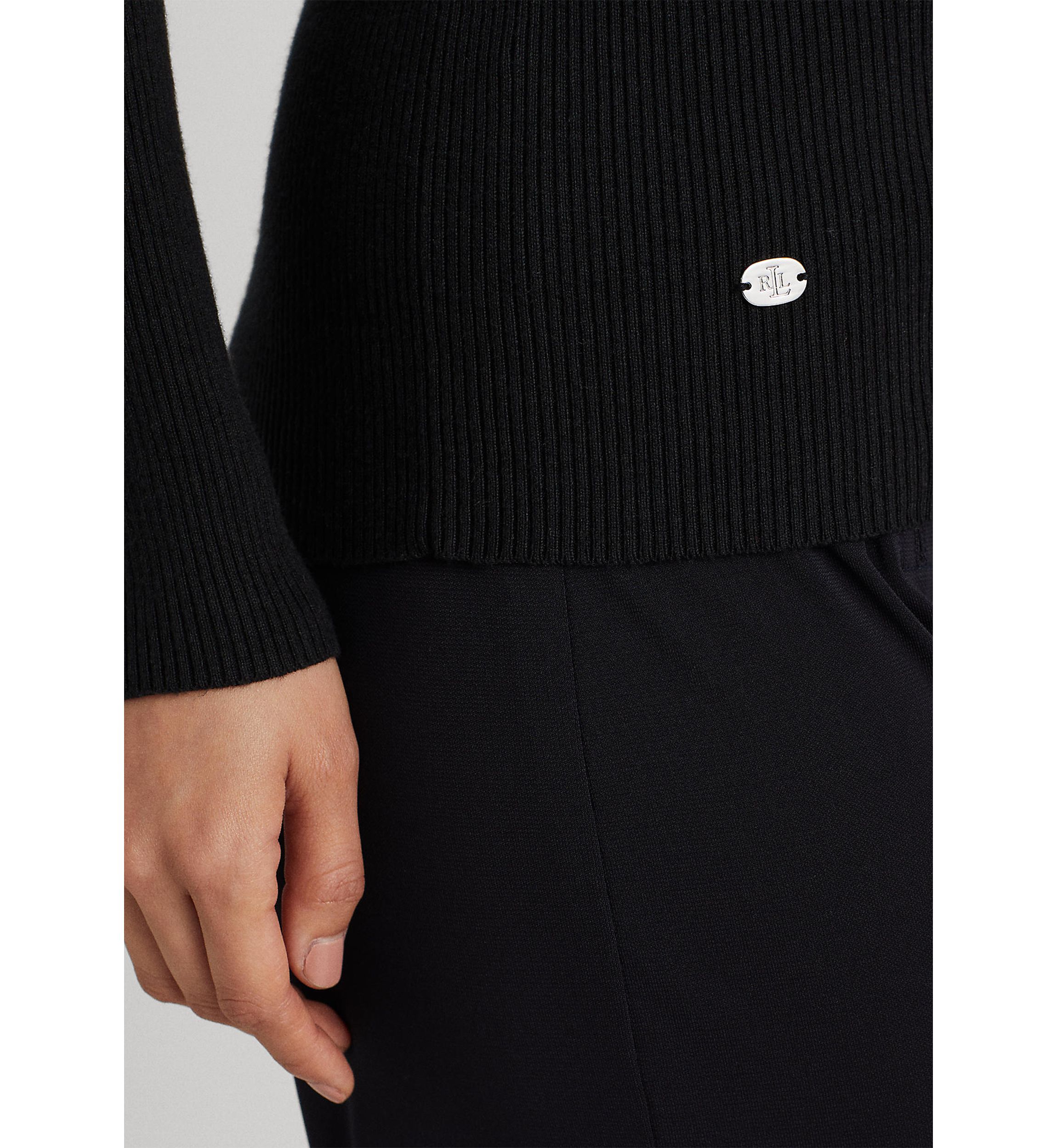 Petite Ribbed Turtleneck Sweater