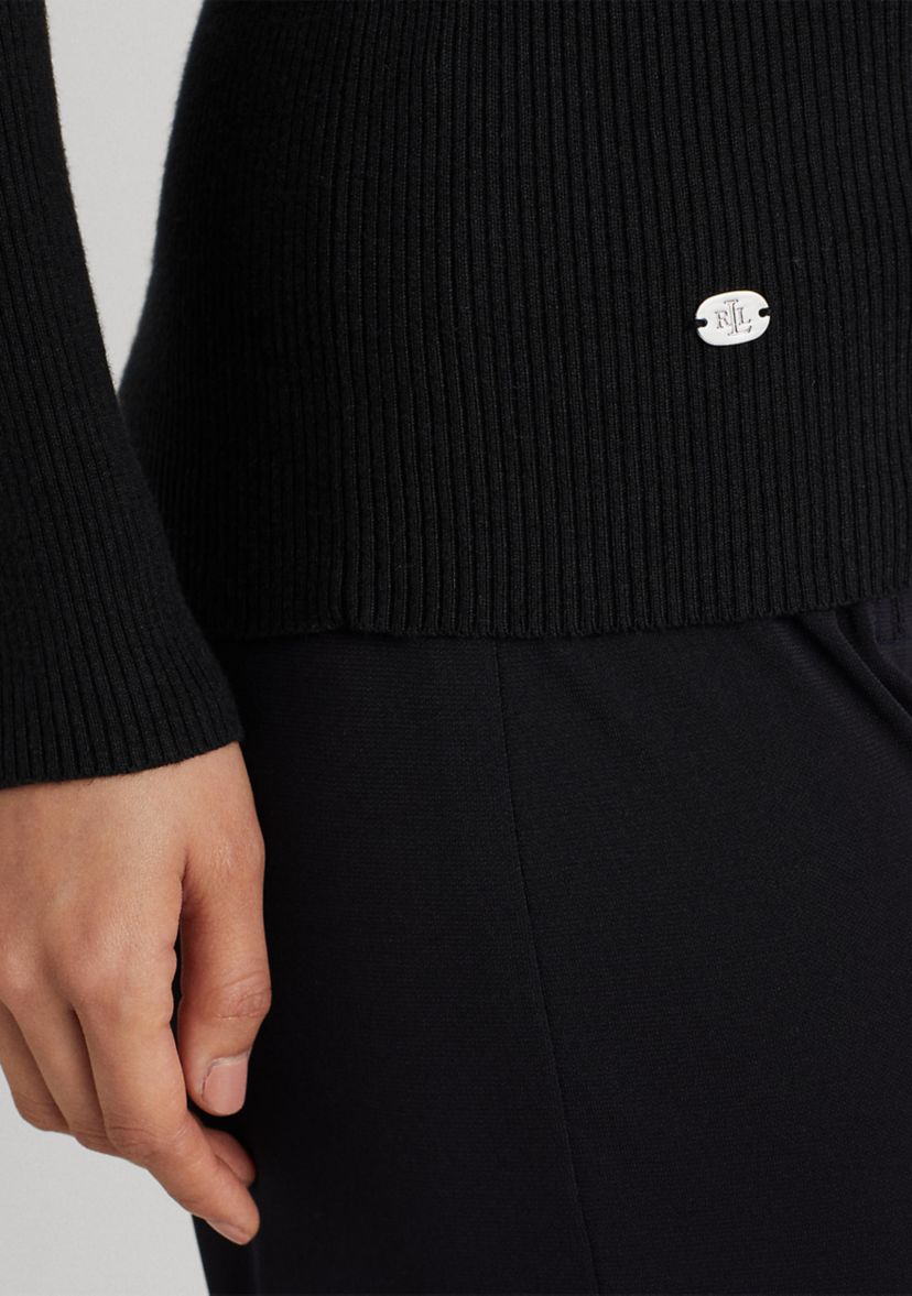 Petite Ribbed Turtleneck Sweater
