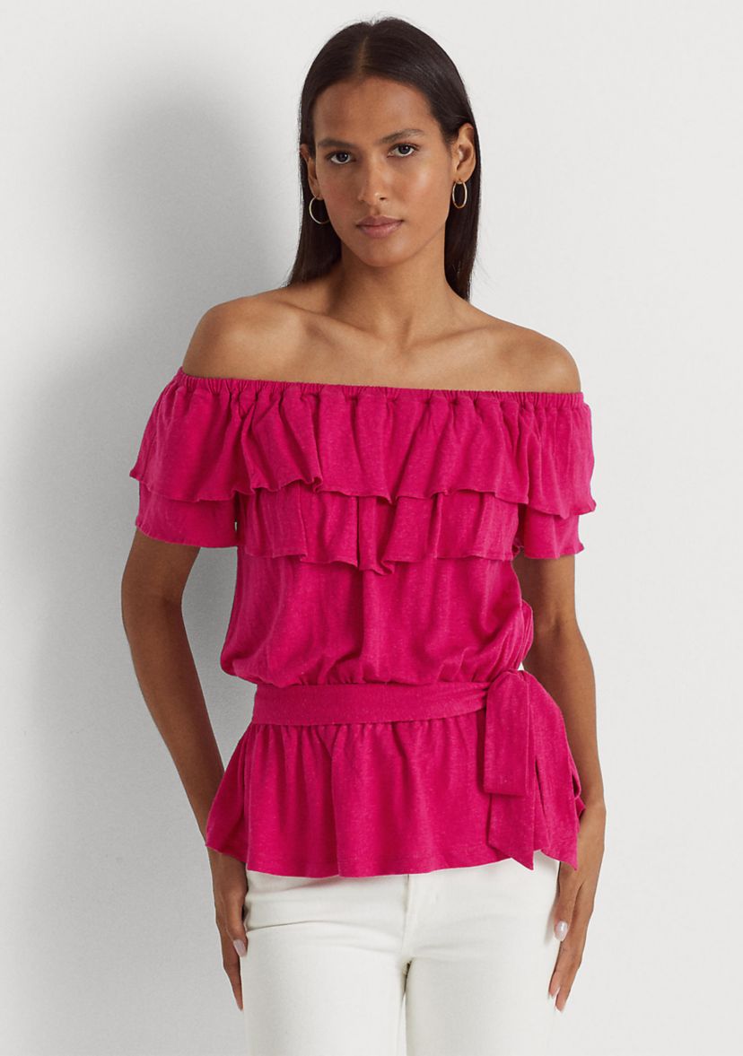 Jersey Off the Shoulder Top
