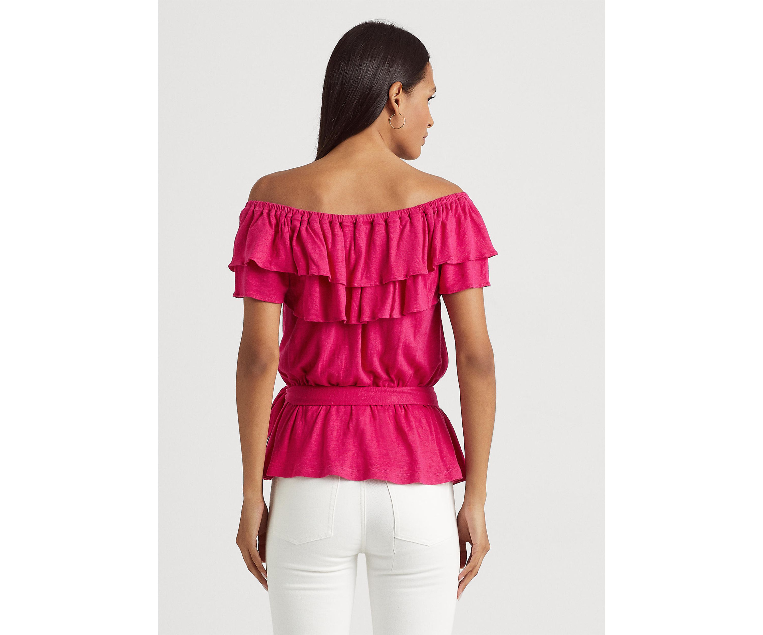Jersey Off the Shoulder Top