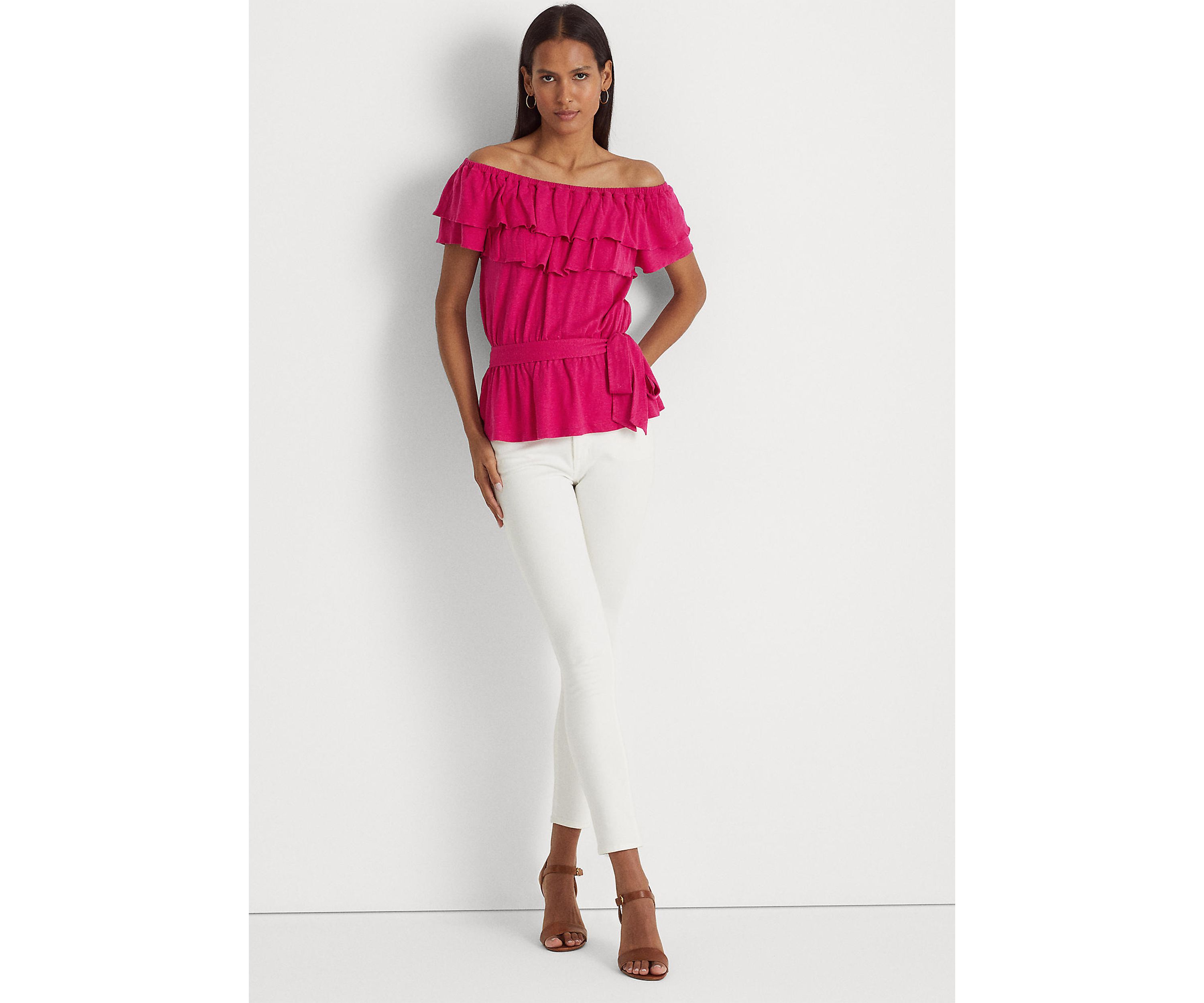 Jersey Off the Shoulder Top