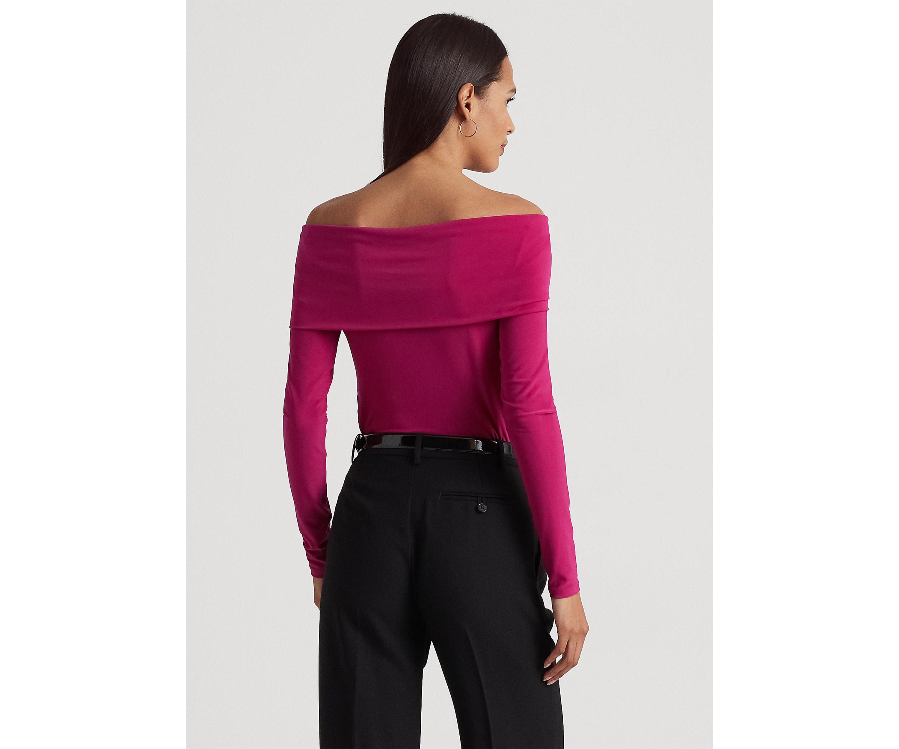 Jersey Off the Shoulder Top