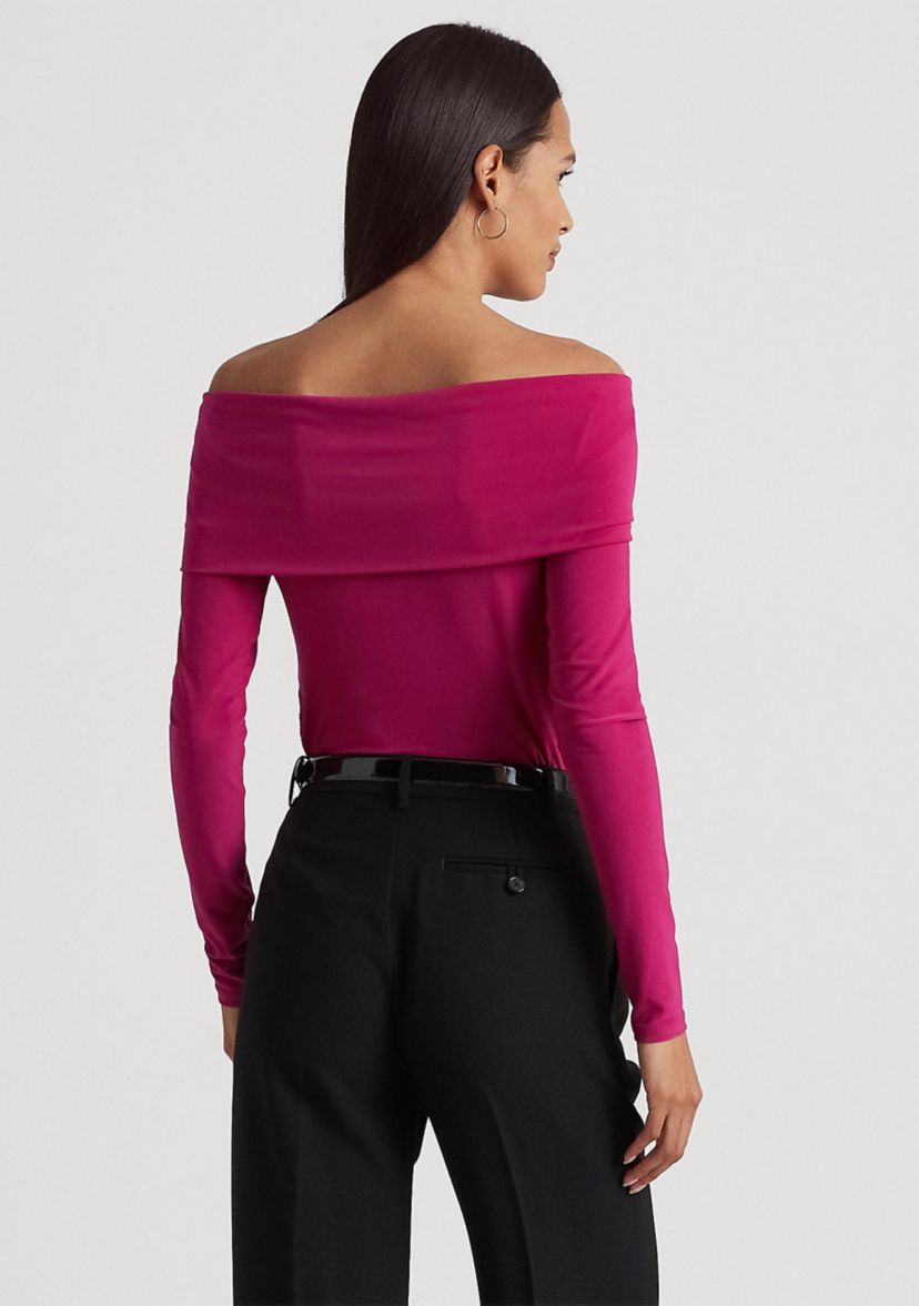 Jersey Off the Shoulder Top