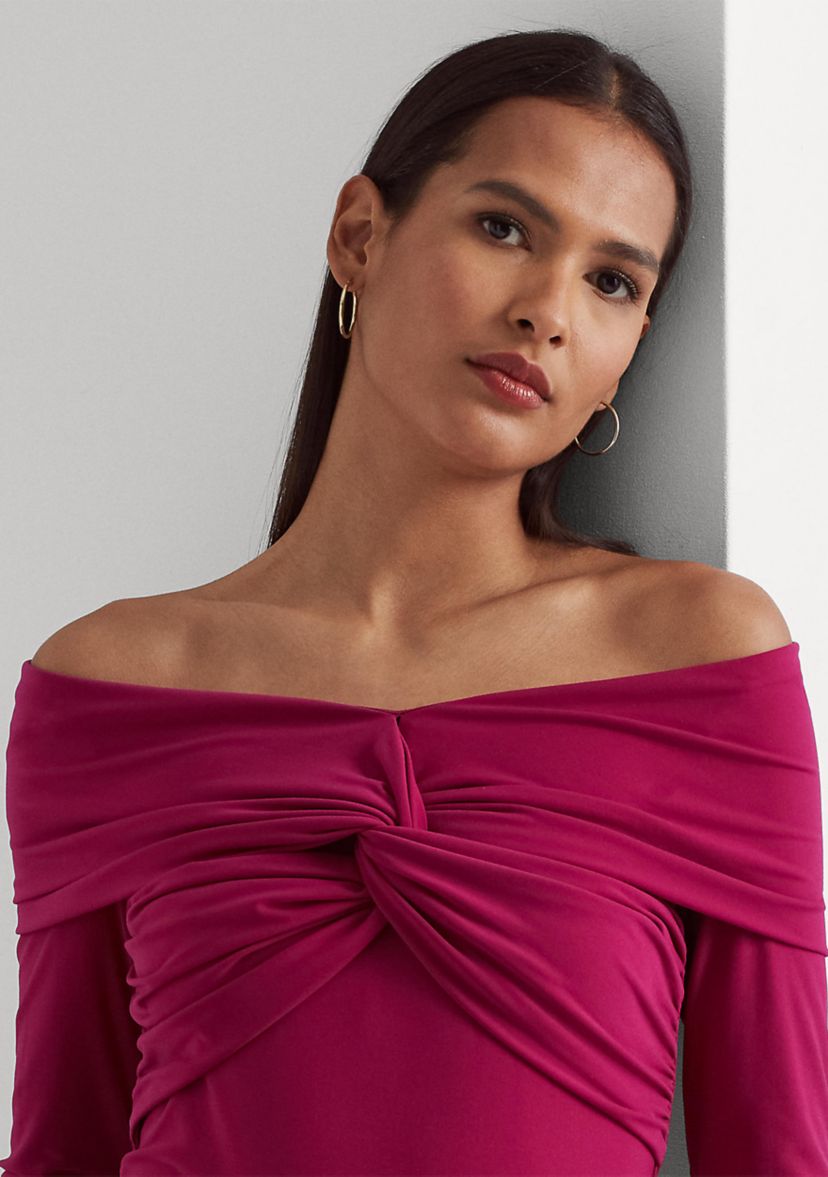 Jersey Off the Shoulder Top