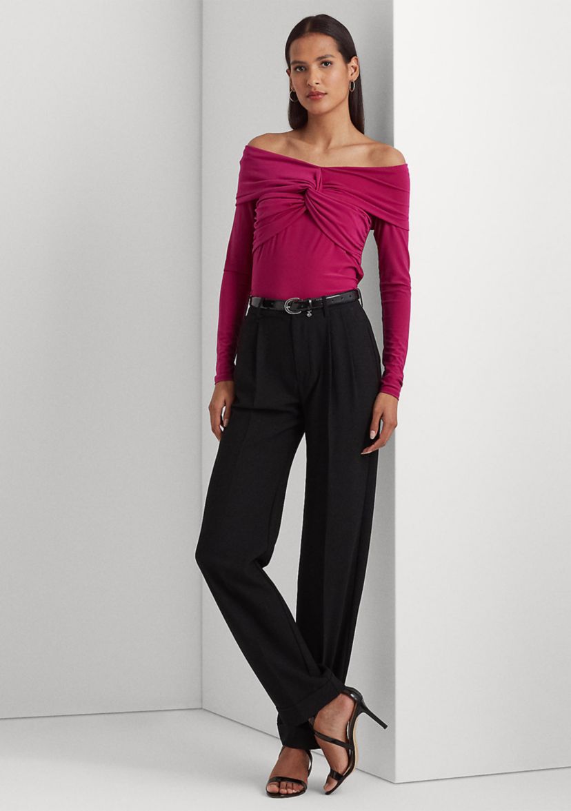 Jersey Off the Shoulder Top