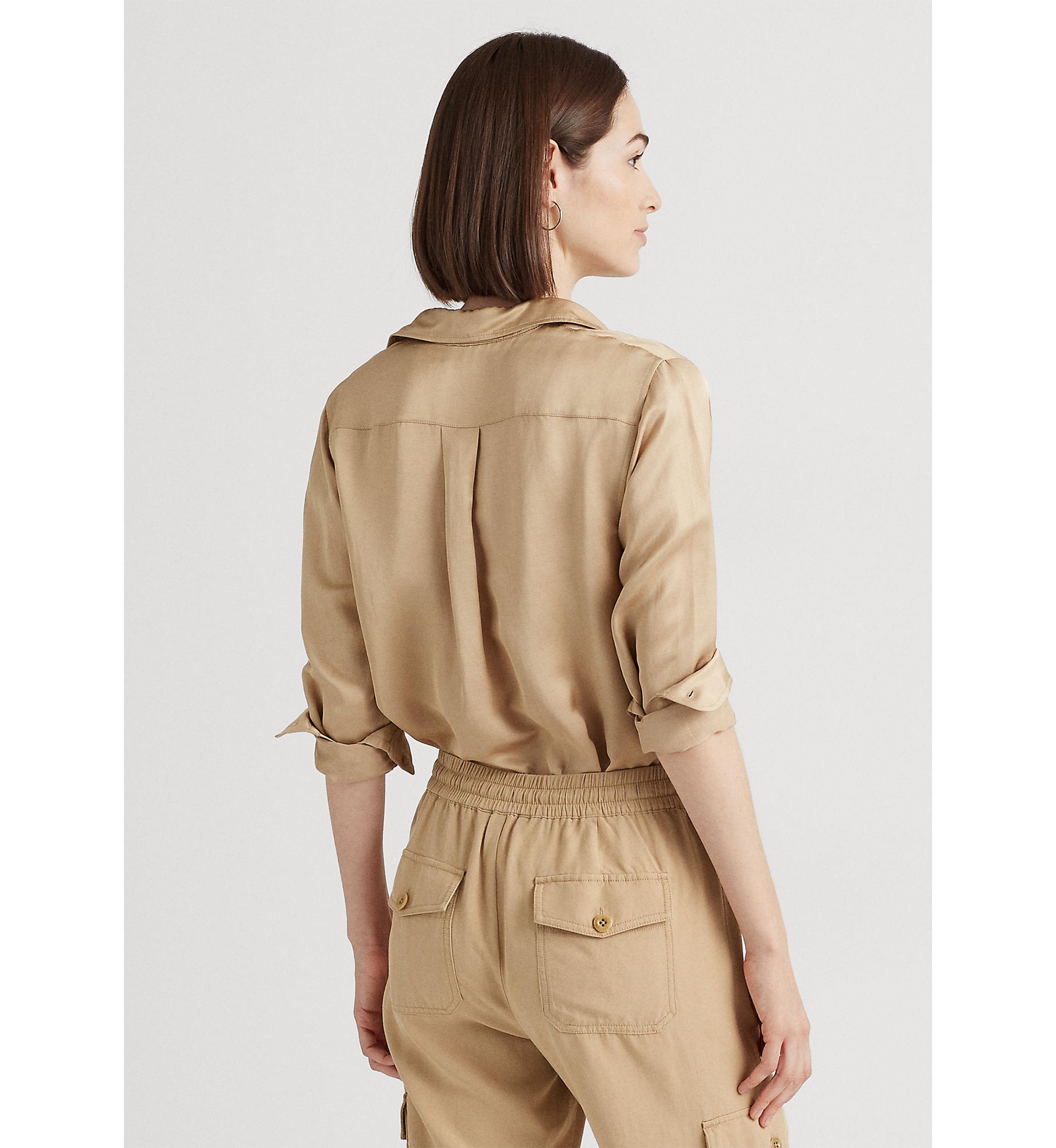 Satin Shantung Shirt