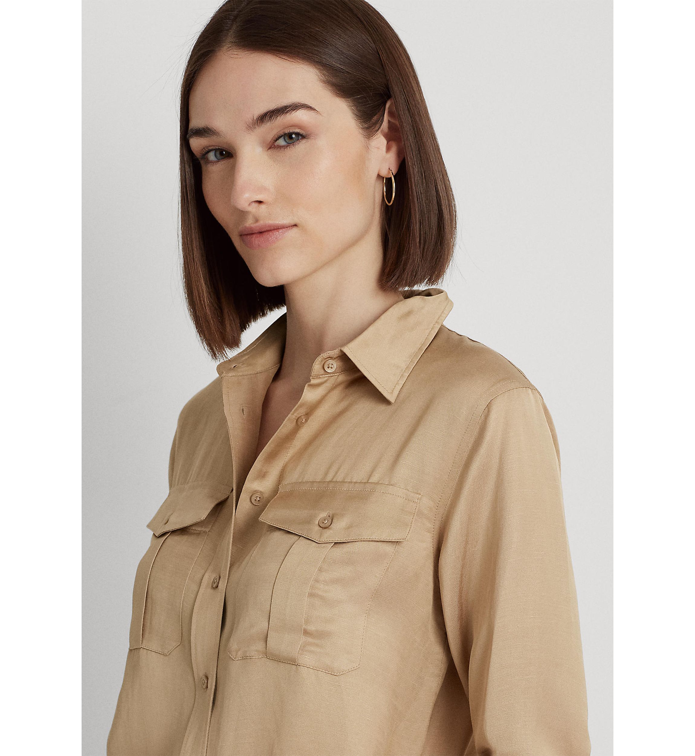 Satin Shantung Shirt