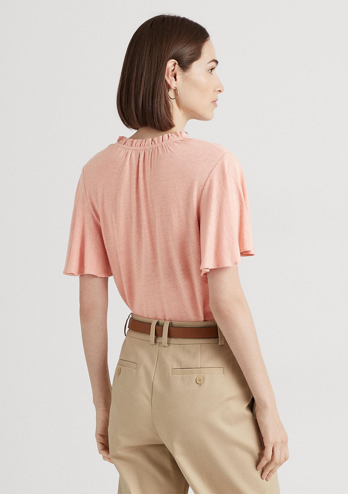 Jersey Tie Neck Top
