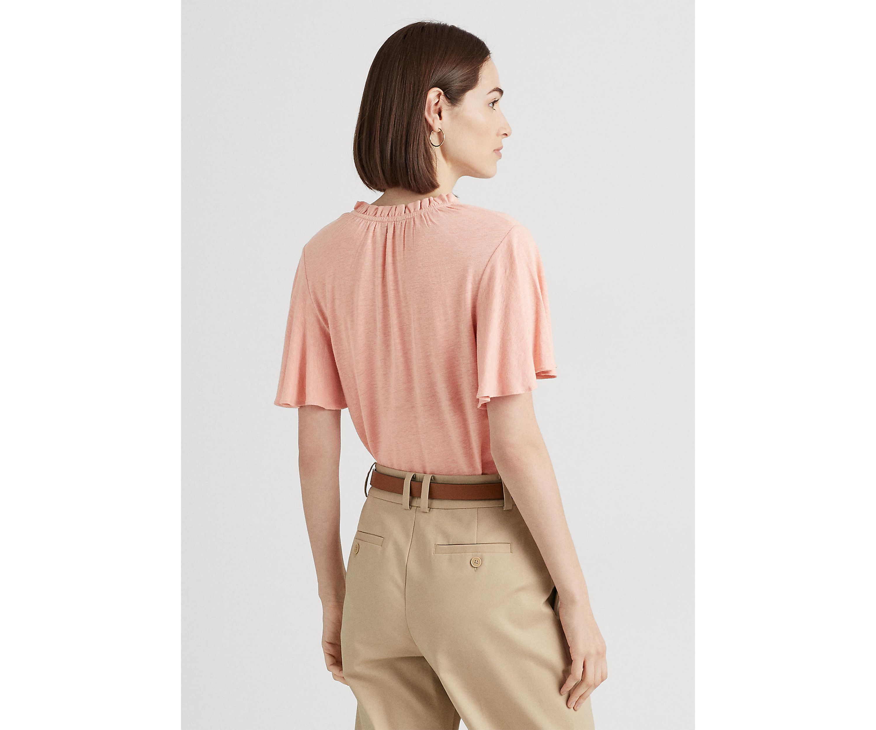 Jersey Tie Neck Top