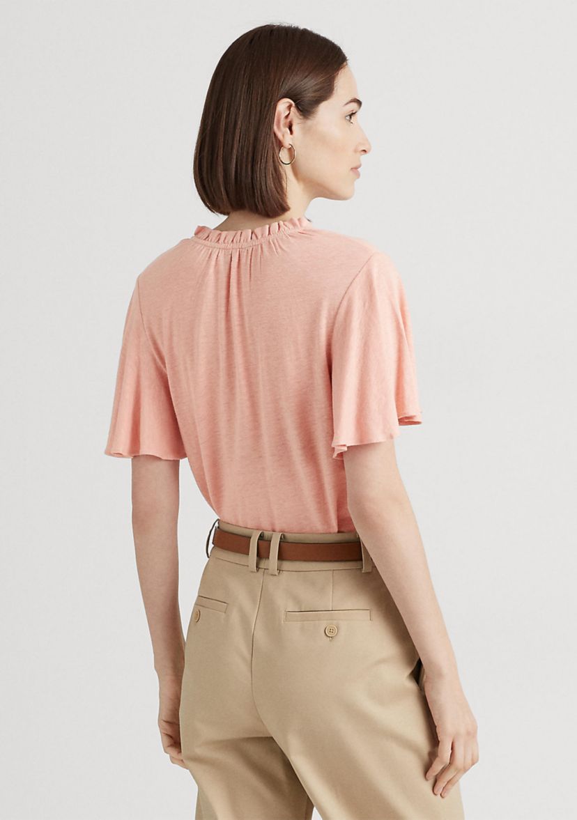 Jersey Tie Neck Top