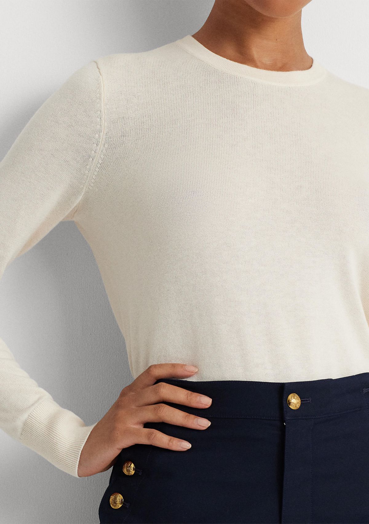 Cotton-Blend Sweater