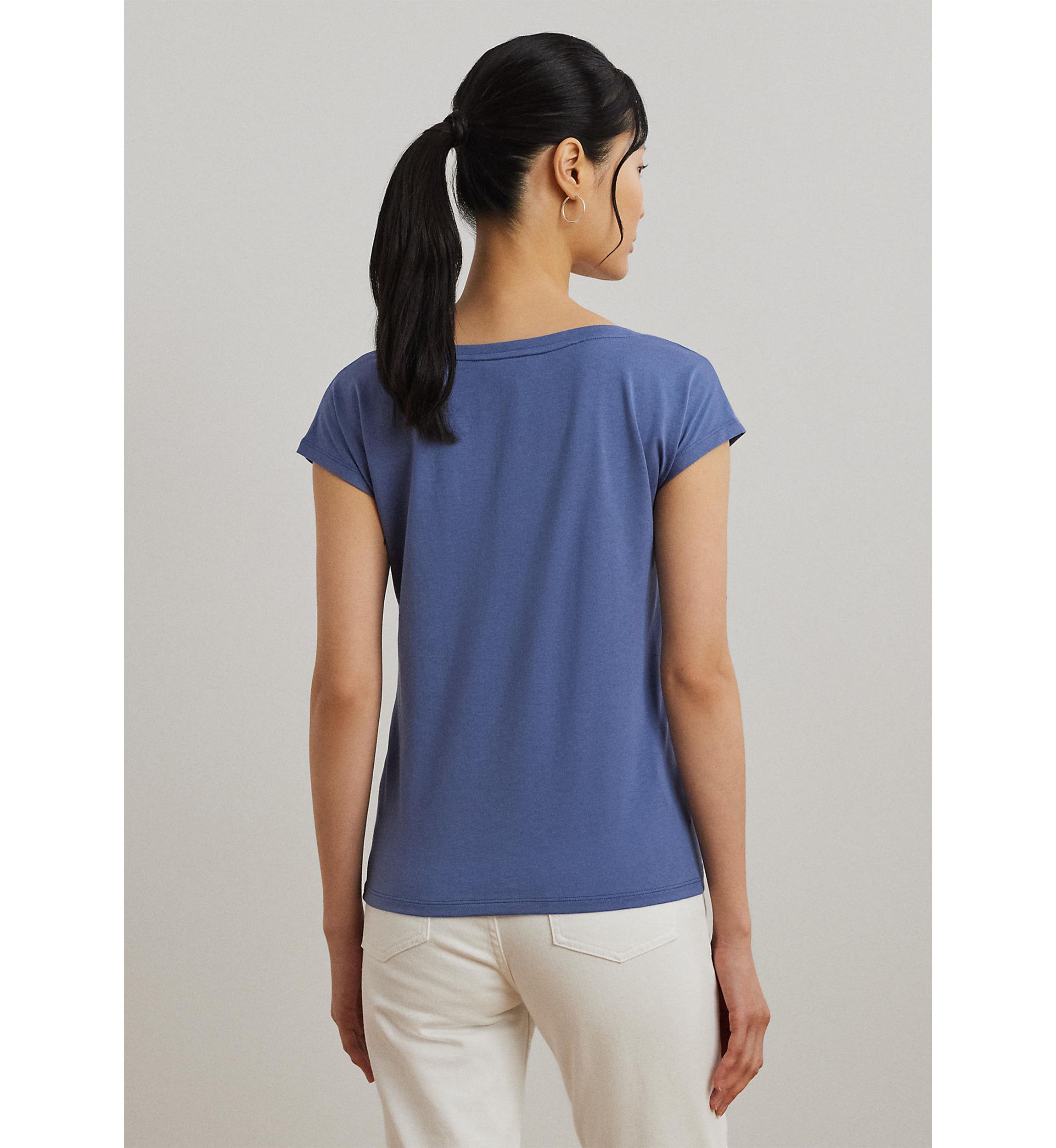 Cotton Blend Jersey Graphic T-Shirt
