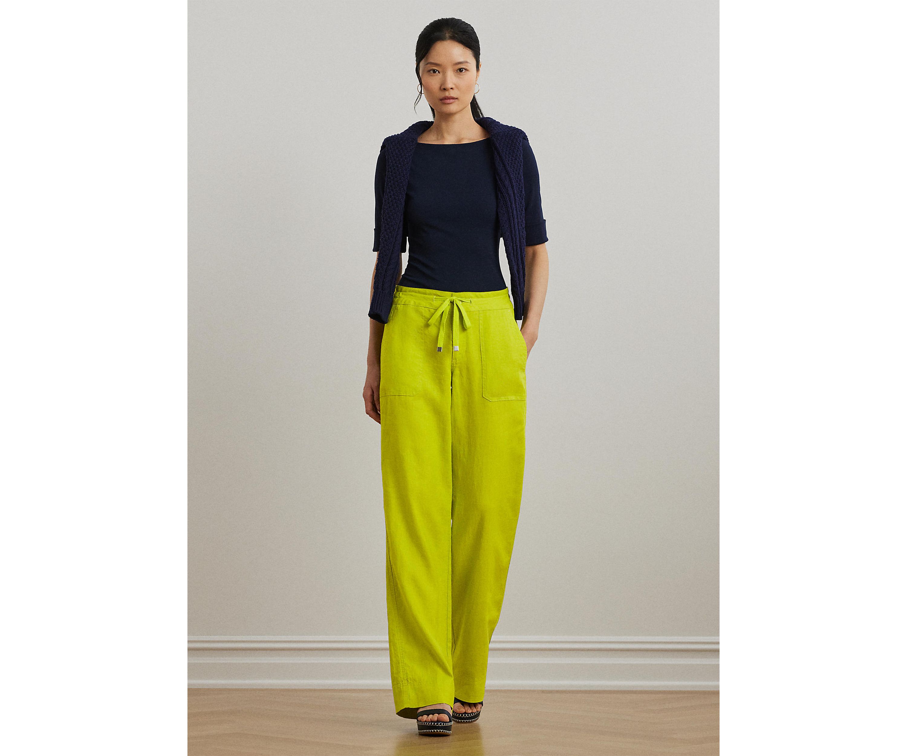 Linen Wide Leg Pants