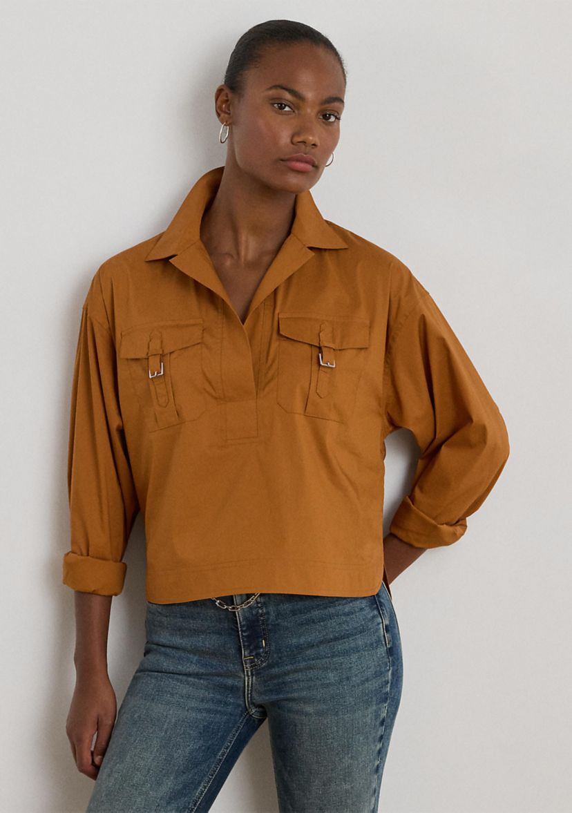 Womens Long Sleeve Wovens Shirt 
