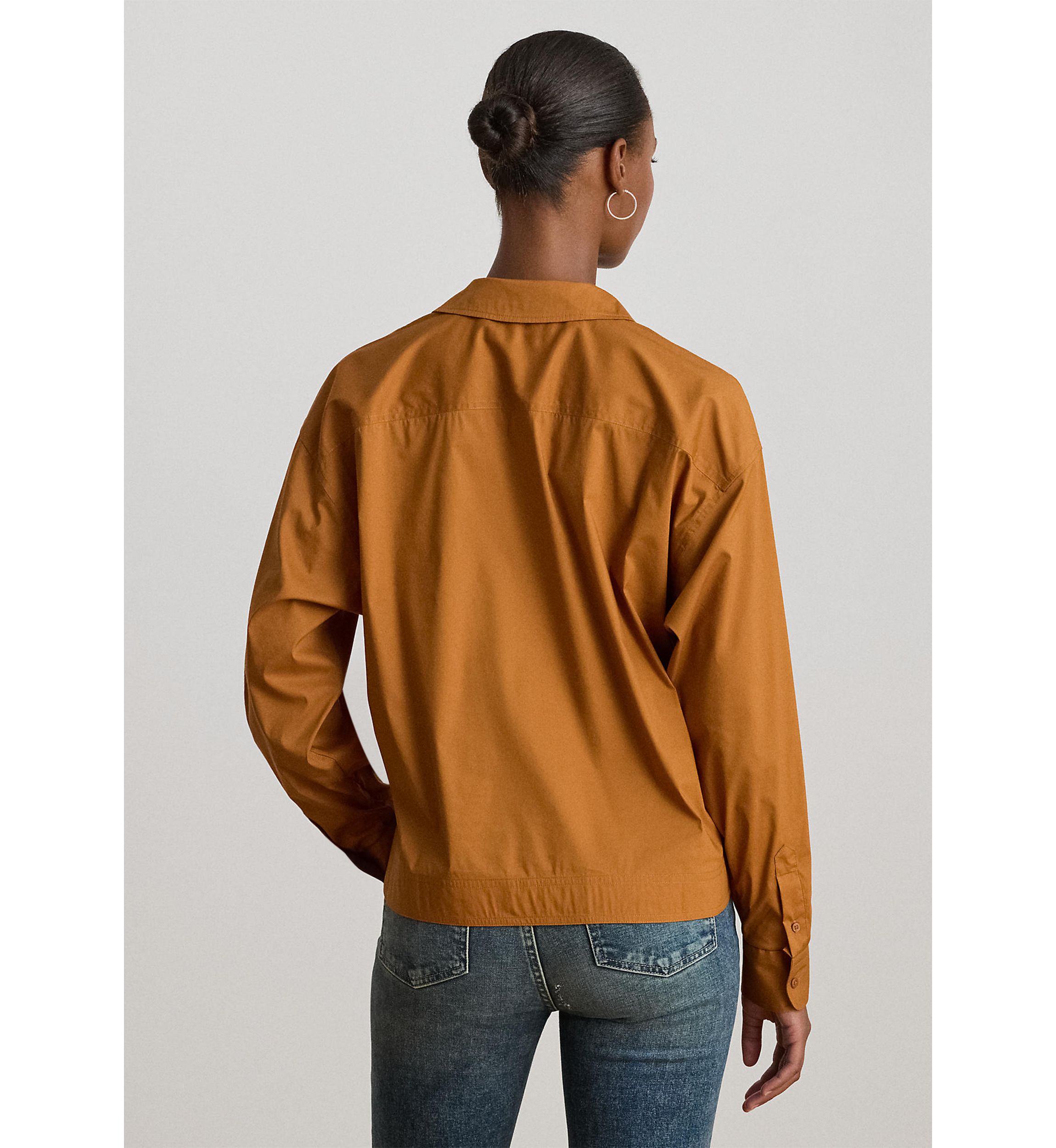 Womens Long Sleeve Wovens Shirt 
