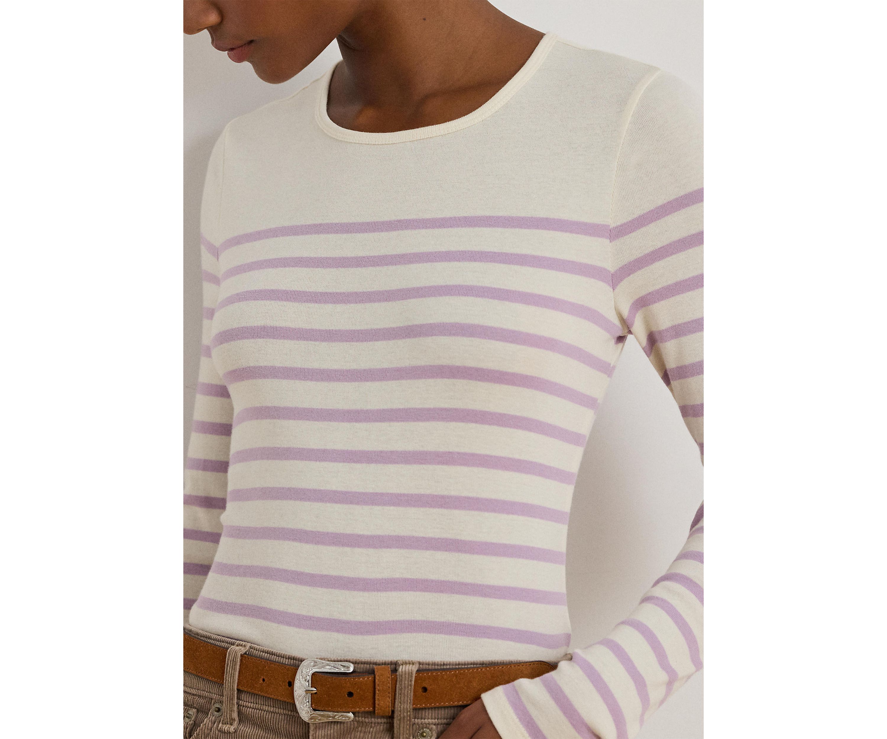 Striped Cotton Long-Sleeve Tee