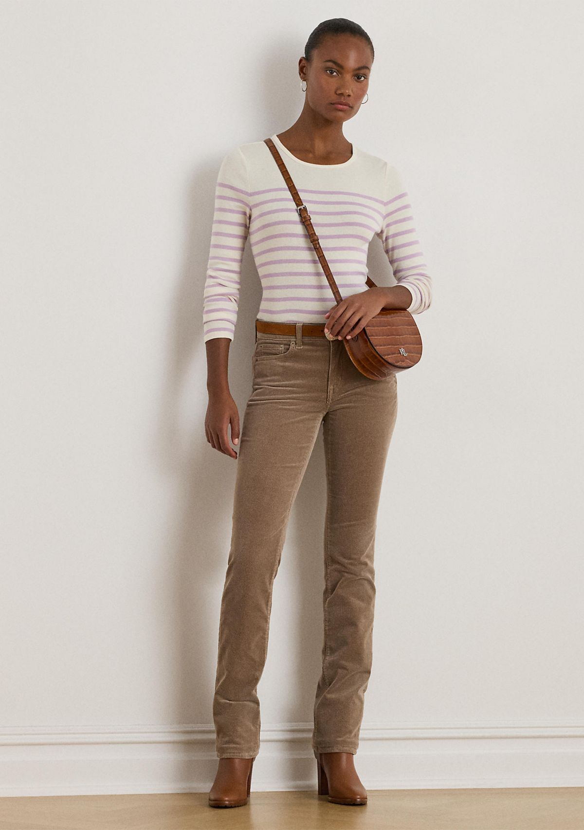 Striped Cotton Long-Sleeve Tee