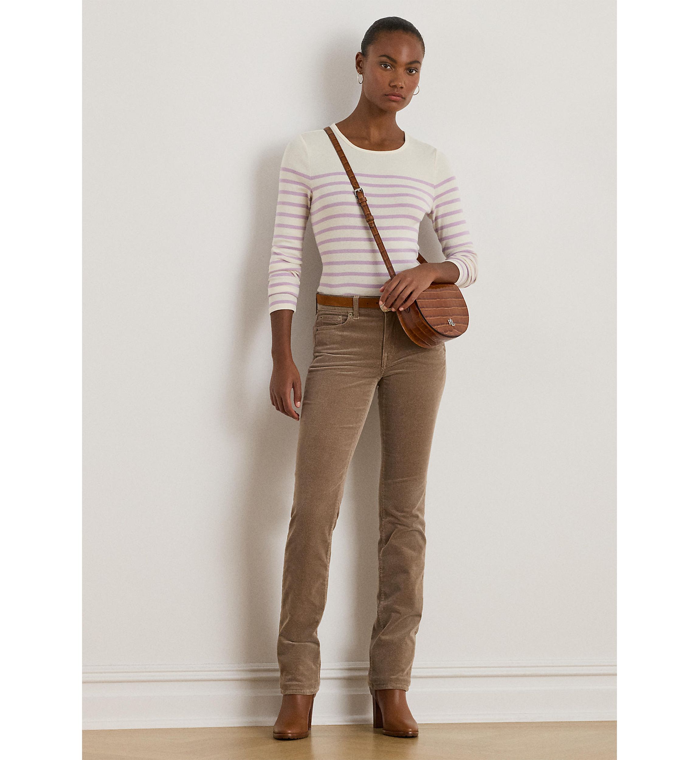 Striped Cotton Long-Sleeve Tee