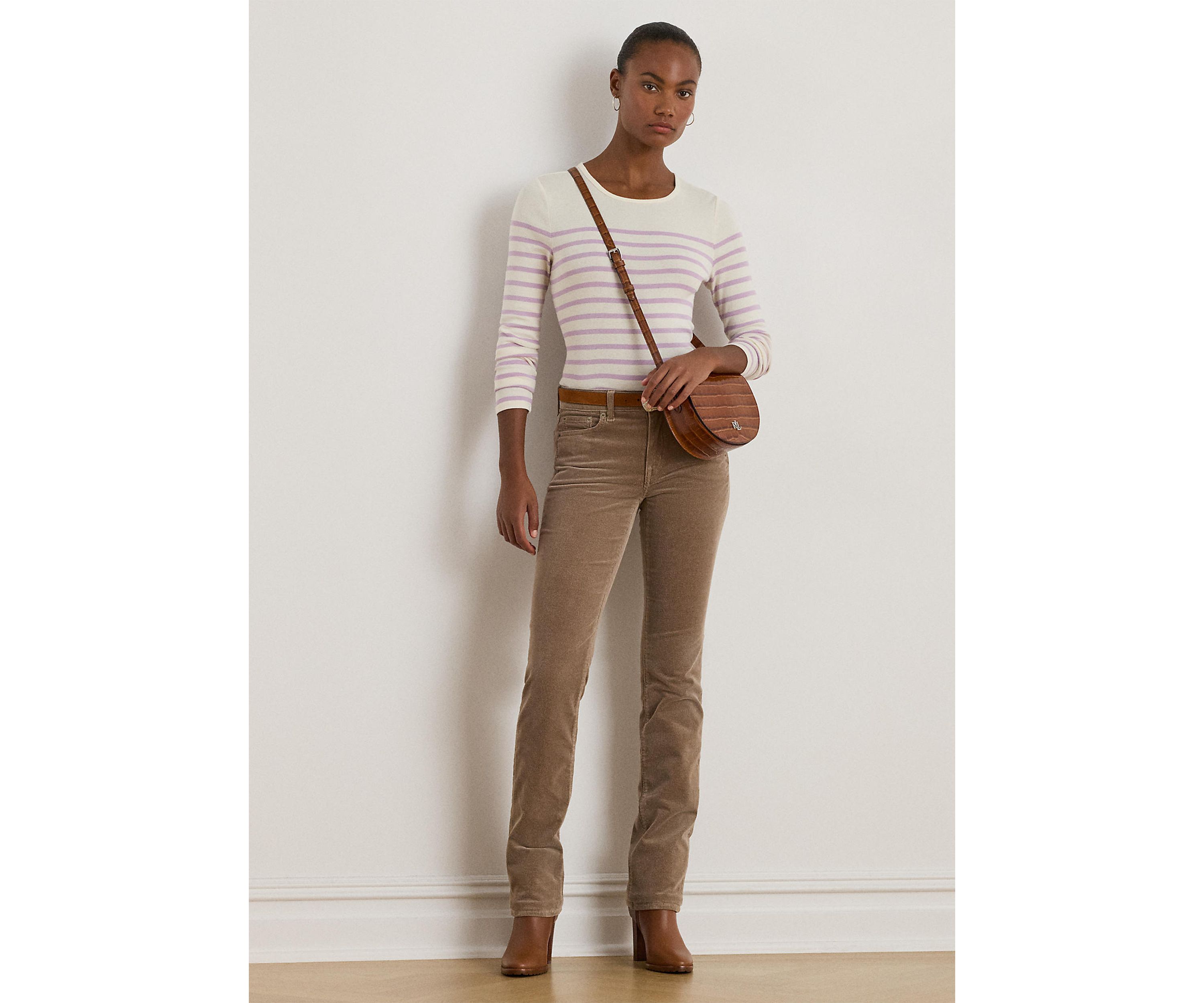 Striped Cotton Long-Sleeve Tee