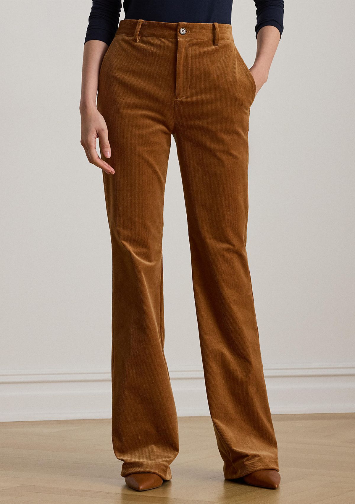 High-Rise Corduroy Flare Pants