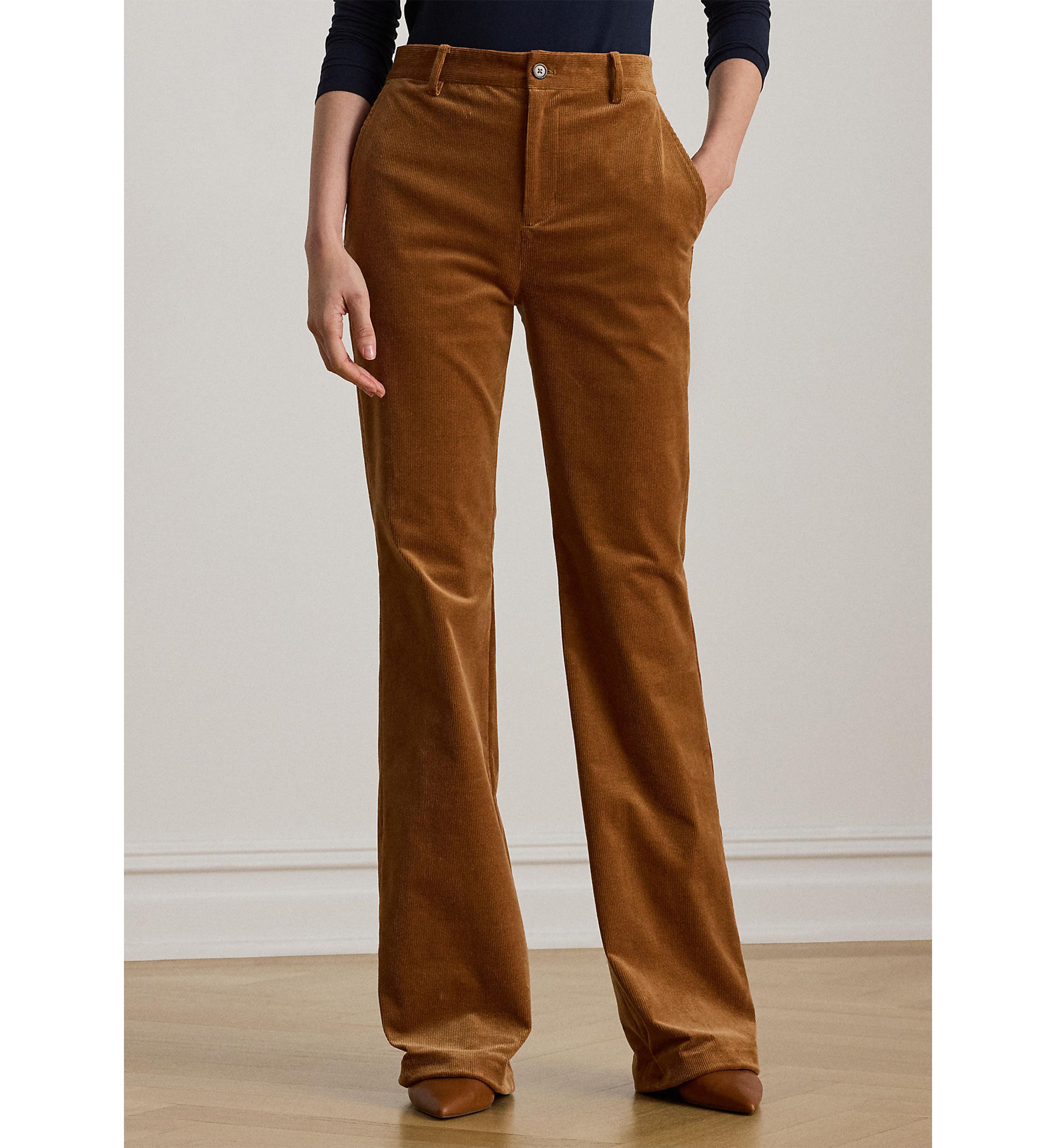 High-Rise Corduroy Flare Pants