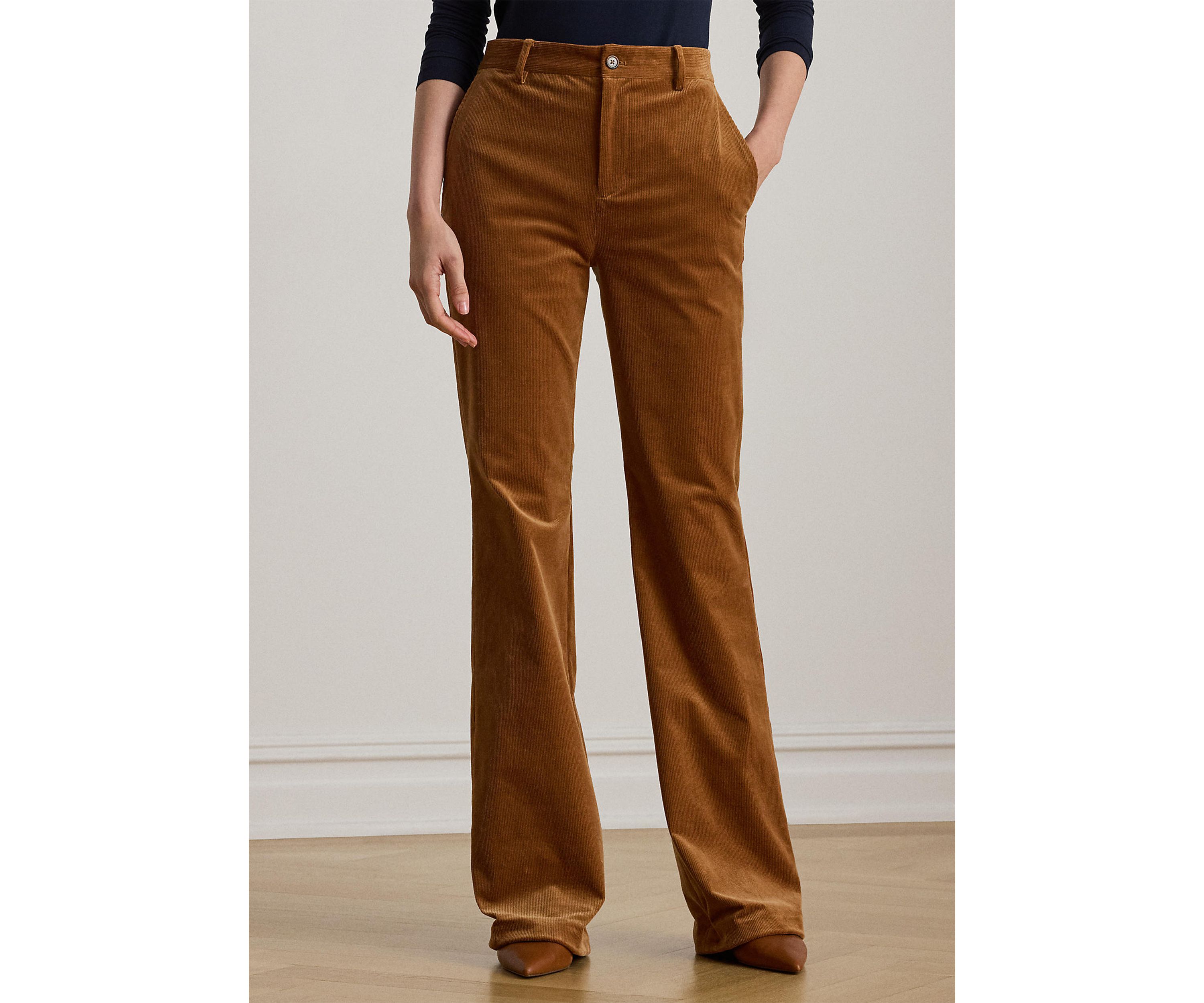 High-Rise Corduroy Flare Pants