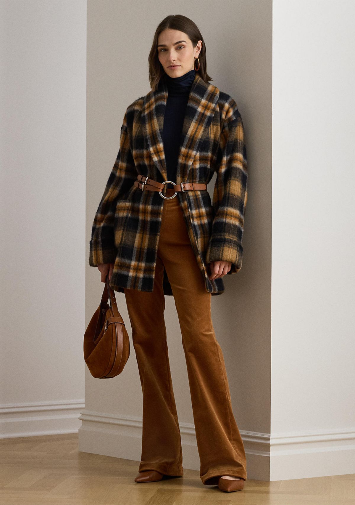 High-Rise Corduroy Flare Pants