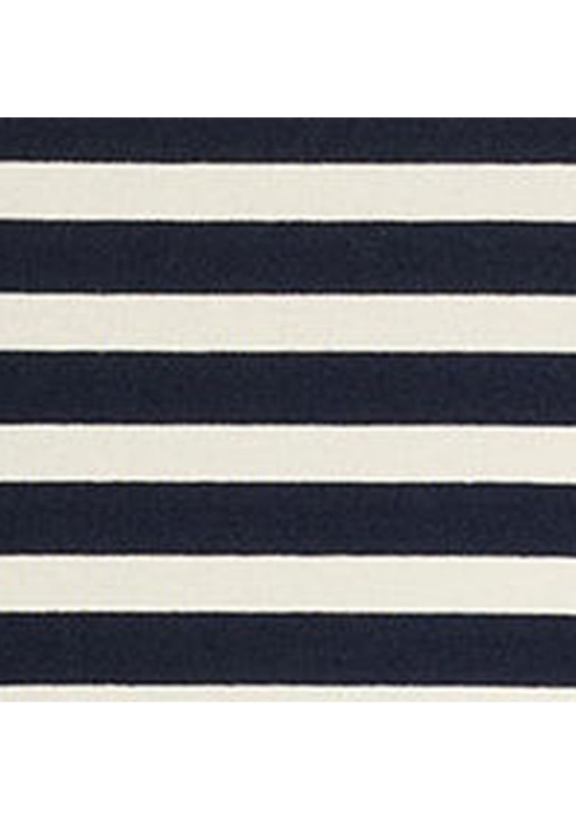 Striped Stretch Cotton Boatneck Tee