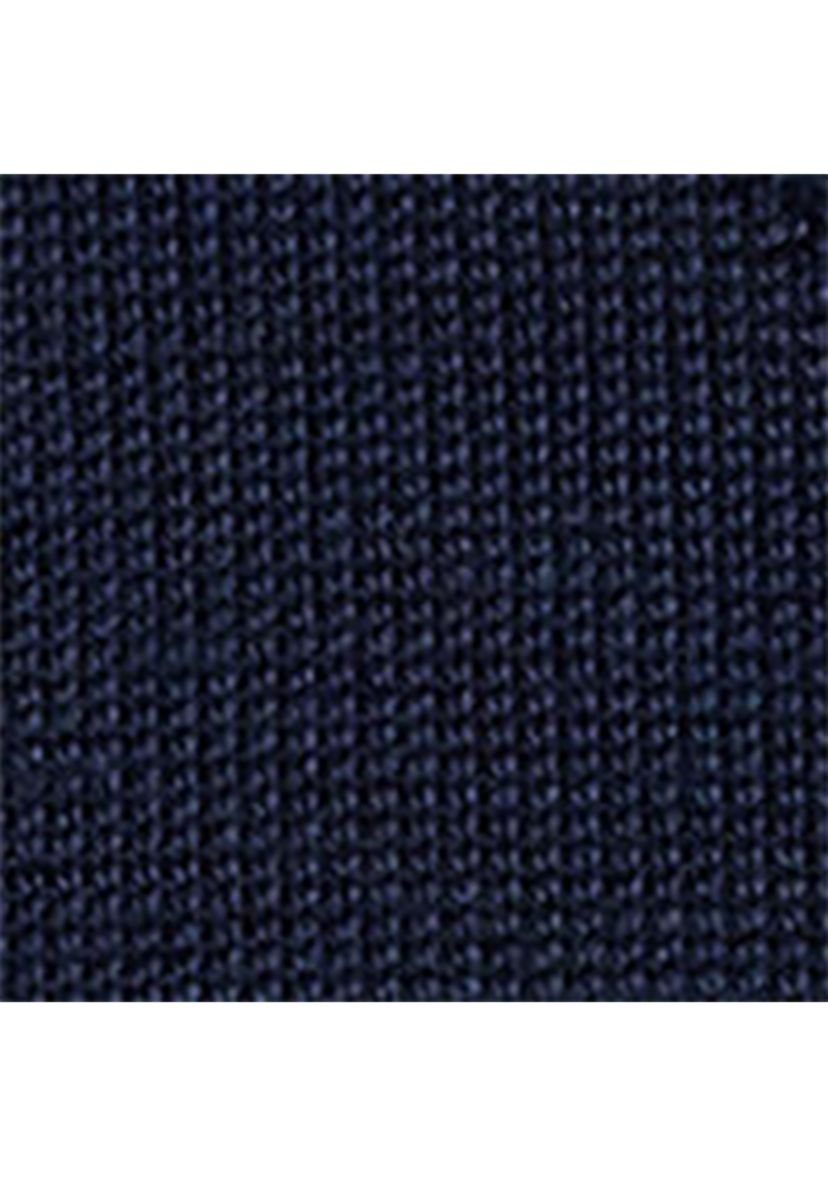 Womens Belting-Motif Short-Sleeve Sweater